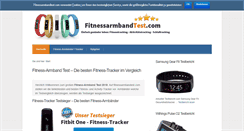 Desktop Screenshot of fitnessarmbandtest.com